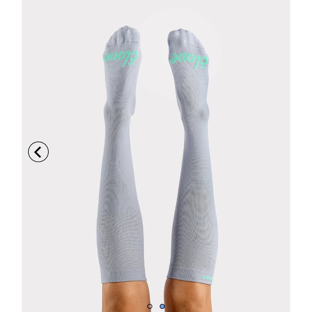 Clove Compression Socks 20-30mmHg Graduated Support Forever Blue sz Large‎ women